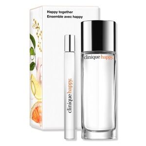 Last one! Clinique Happy Perfume Spray w/ Travel Size Spray! NEW & SEALED!!